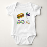 Mardi Gras NOLA New Orleans Mask Beads Beignet