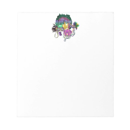 Mardi Gras Notitieblok (Voorkant)