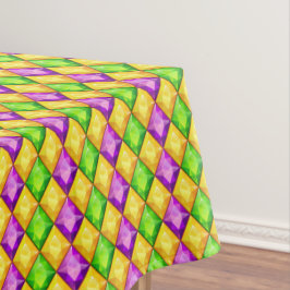 Mardi Gras of eender welke Occasion Festive Tablec Tafelkleed