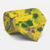 Mardi Gras Oil Abstract   Stropdas (Opgerold)