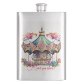 Mardi Gras ontwerp in Classic Flask Flacon (Voorkant)