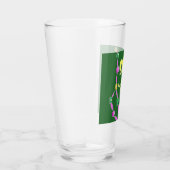 Mardi Gras ontwerp Kleurrijk Glas (Rechts)