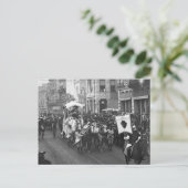 Mardi Gras-optocht, 1906 Briefkaart (Staand voorkant)