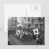 Mardi Gras-optocht, 1906 Briefkaart (Voorkant / Achterkant)