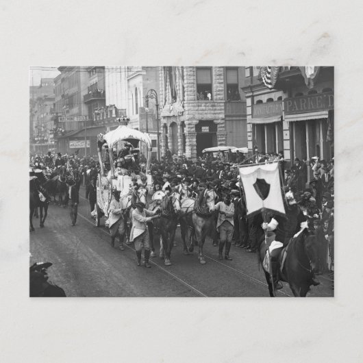 Mardi Gras-optocht, 1906 Briefkaart (Voorkant)