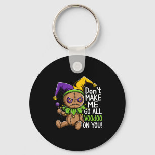 Mardi Gras-optocht Stitch Voodoo-pop Jester Spooky Sleutelhanger