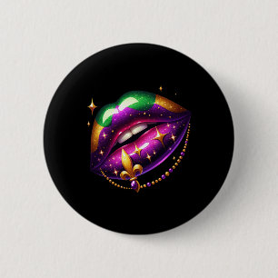 Mardi Gras Outfit Kostuum Mannen Vrouwen Mardi Gra Ronde Button 5,7 Cm