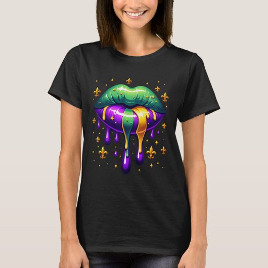 Mardi Gras Outfit Kostuum Mannen Vrouwen Mardi Gra T-shirt (Voorkant)