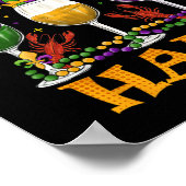 Mardi Gras Outfit She's My Drunker Half Carnival M Poster (Hoek)