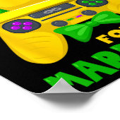 Mardi Gras Outfit Voor Heren Kinder Mardi Gras Gam Poster (Hoek)