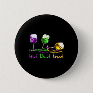 Mardi Gras Outfit Voor Vrouwen Mannen Wijnfeest Dr Ronde Button 5,7 Cm