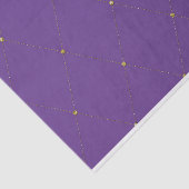 MARDI GRAS PAARSE DIAMOND PATRONEN TISSUEPAPIER (Detail)