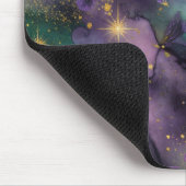 Mardi Gras Paarse en groene Leo Vibes Muismat (Hoek)