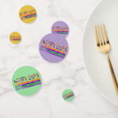 Mardi Gras Paarse groen geel Confetti (Groep)