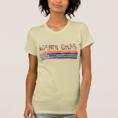 Mardi Gras Paarse groen geel T-shirt (Voorkant)