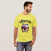 Mardi Gras - Paarse maskers Dinsdag in New Orleans T-shirt (Voorkant volledig)