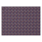Mardi Gras Paarse Patroon Tafelkleed (Voorkant (Horizontaal))
