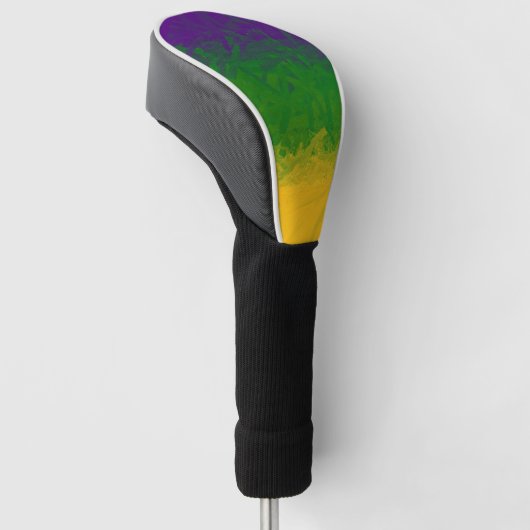 Mardi Gras Paint Golfheadcover (Schuin)