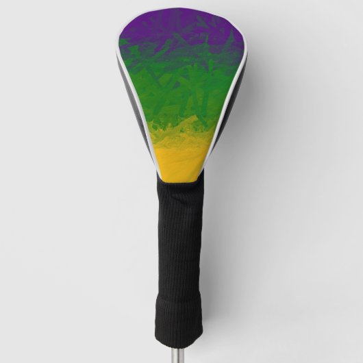 Mardi Gras Paint Golfheadcover (Voorkant)