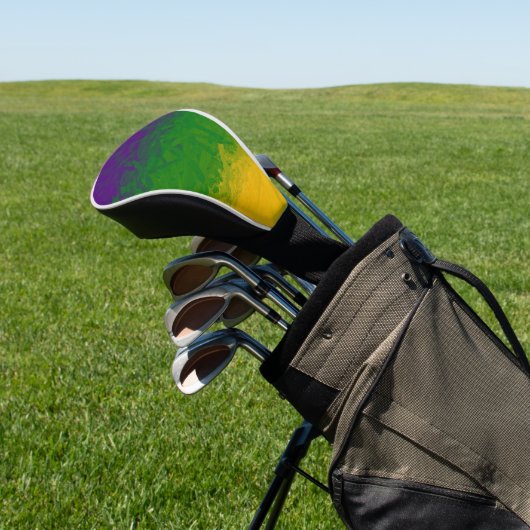 Mardi Gras Paint Golfheadcover (Insitu)