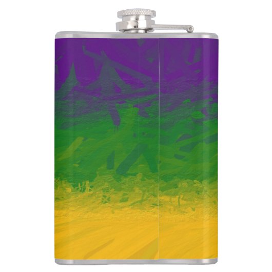 Mardi Gras Paint Heupfles (Achterkant)