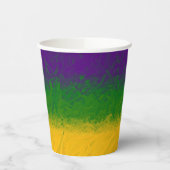 Mardi Gras Paint Papieren Bekers (Links)