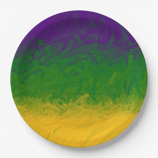 Mardi Gras Paint Papieren Bordje (Voorkant)