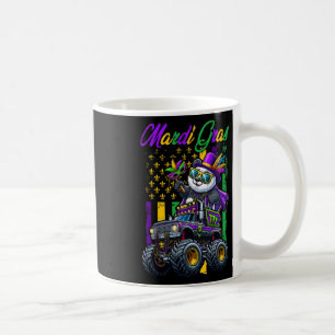 Mardi Gras Panda Zingt Solo Op Monstertruck Kralen Koffiemok