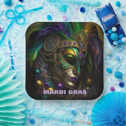 Mardi Gras Paper Bord (Feest)