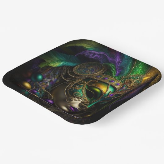 Mardi Gras Paper Bord (Gebogen)