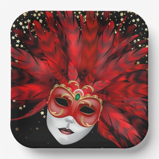 Mardi Gras Paper Bord (Voorkant)