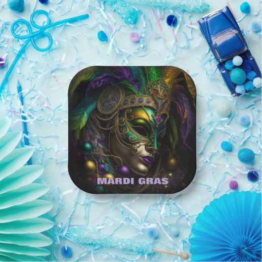Mardi Gras Paper Bord (Feest)
