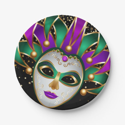 Mardi Gras Paper Bord (Voorkant)