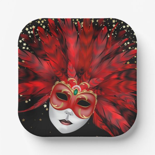 Mardi Gras Paper Bord (Voorkant)