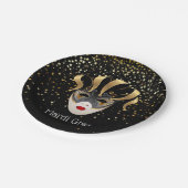 Mardi Gras Paper Borden Papieren Bordje (Gekanteld)