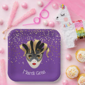 Mardi Gras Paper Borden Papieren Bordje (Feest)