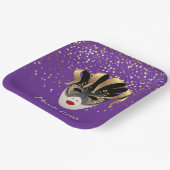 Mardi Gras Paper Borden Papieren Bordje (Gebogen)