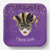 Mardi Gras Paper Borden Papieren Bordje (Voorkant)
