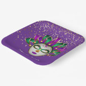 Mardi Gras Paper Borden Papieren Bordje (Gebogen)