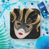 Mardi Gras Paper Borden Papieren Bordje (Feest)