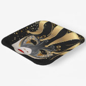 Mardi Gras Paper Borden Papieren Bordje (Gebogen)