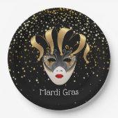 Mardi Gras Paper Borden Papieren Bordje (Voorkant)