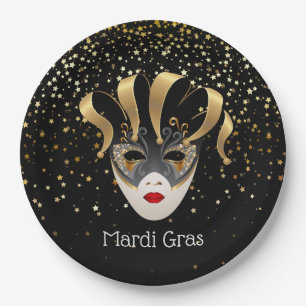 Mardi Gras Paper Borden Papieren Bordje