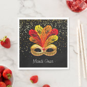 Mardi Gras Paper Napkins Servet (Insitu)