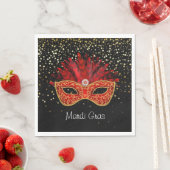 Mardi Gras Paper Napkins Servet (Insitu)