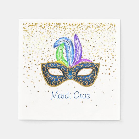 Mardi Gras Paper Napkins Servet (Voorkant)