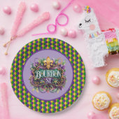 Mardi Gras Paper Plate Papieren Bordje (Feest)