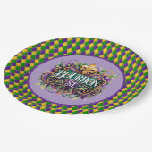 Mardi Gras Paper Plate Papieren Bordje (Gekanteld)