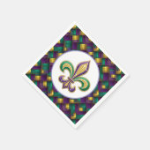 Mardi Gras Papier Servet (Hoek)