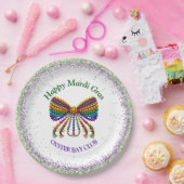 Mardi Gras Papieren Bordje (Feest)